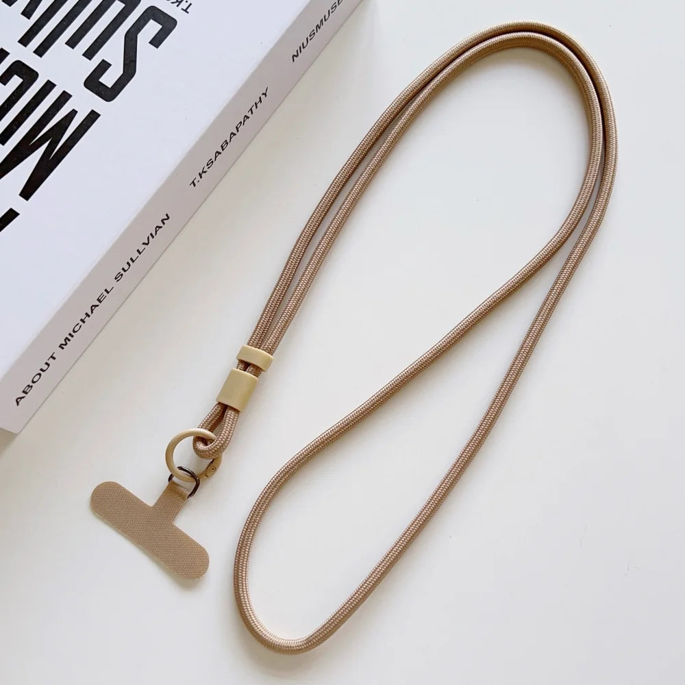 Cordon discret pour smartphone – Lanière réglable universelle anti-chute